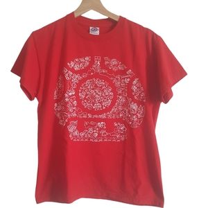 Nintendo T Shirt 2008 Graphic Mario Princess Peach Delta Tag Size M